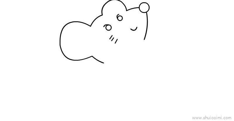 老鼠新年儿童画怎么画 老鼠新年简笔画顺序