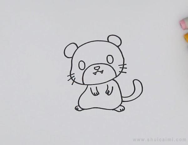 老虎简笔画怎么画 老虎简笔画画法