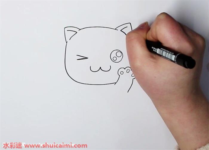 小猫咪怎么画 小猫咪简笔画步骤图