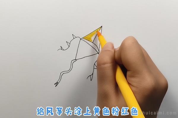 风筝简笔画怎么画 风筝简笔画画法