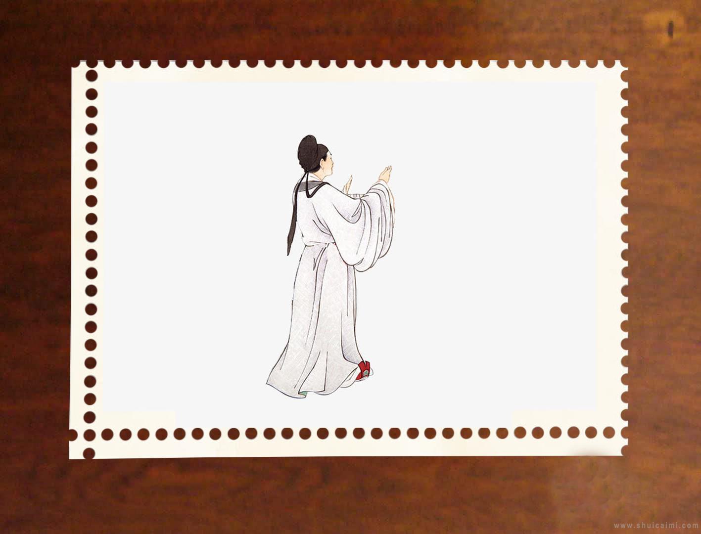 诗人背影简笔画怎么画 诗人背影简笔画顺序