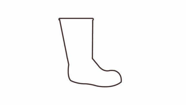 靴子的简笔画怎么画 靴子简笔画好看