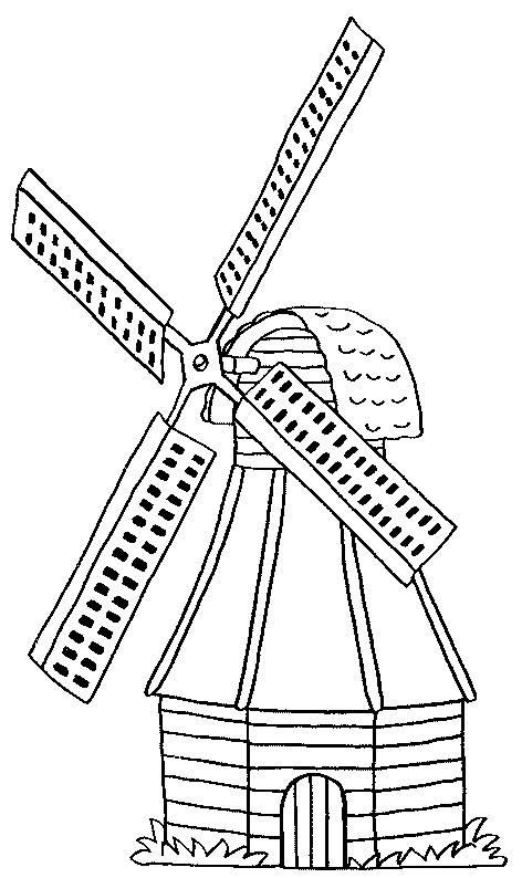 大风车简笔画图片大全 大风车简笔画图片大全彩色笔