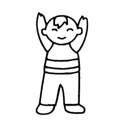 小学生人物简笔画图片大全 小学生人物简笔画图片大全彩色