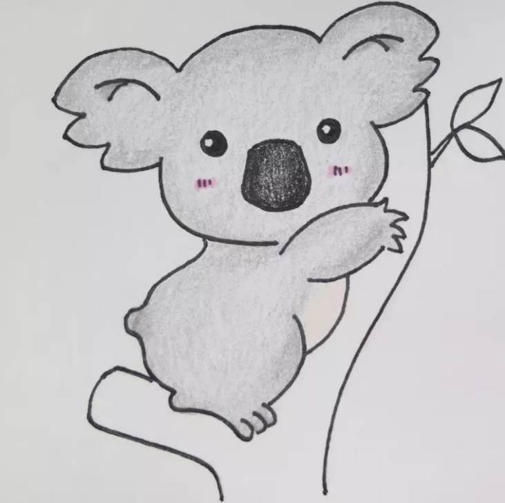 考拉简笔画 考拉简笔画可爱
