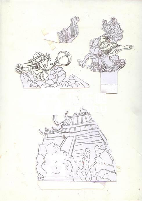 天宫简笔画 天宫简笔画图片