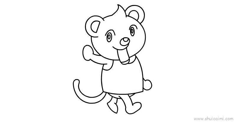 豹子儿童画怎么画 豹子简笔画步骤