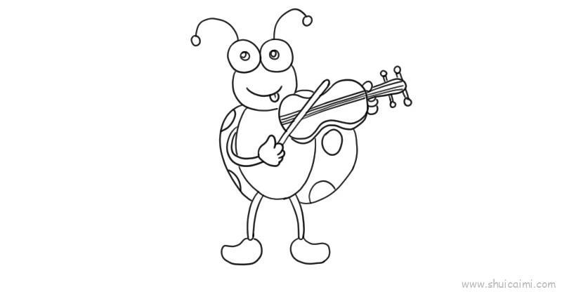 瓢虫图儿童画怎么画 瓢虫图简笔画图片