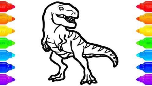 画恐龙简笔画 画恐龙简笔画图片大全