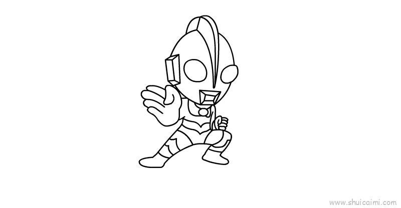 奥特曼儿童画怎么画 奥特曼简笔画简单