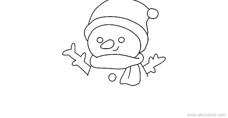 雪人儿童画怎么画 雪人简笔画画法
