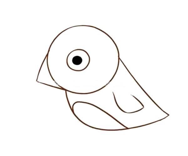 麻雀简笔画 麻雀简笔画带颜色