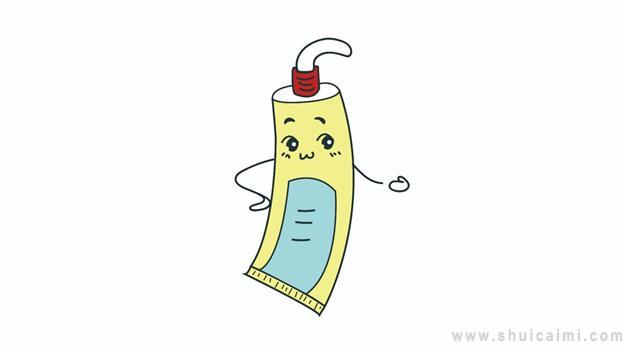 牙膏简笔画怎么画 牙膏简笔画好看