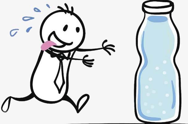 喝水简笔画 喝水简笔画幼儿园