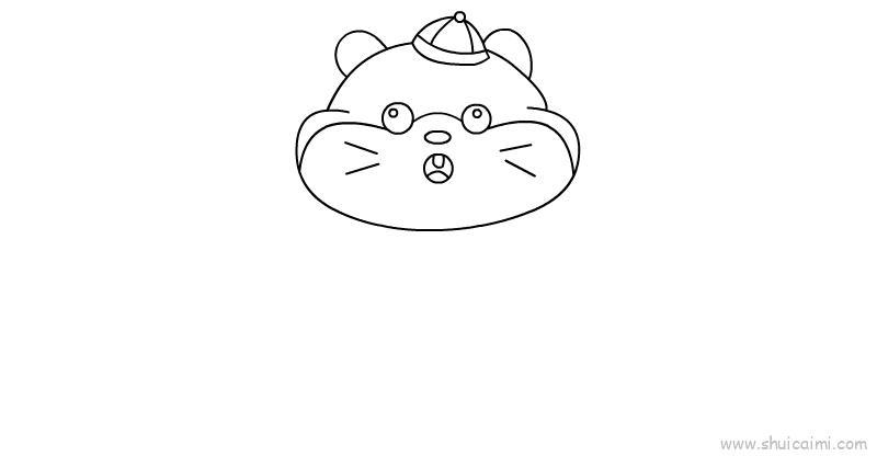 鼠新年版儿童画怎么画 鼠新年版简笔画顺序