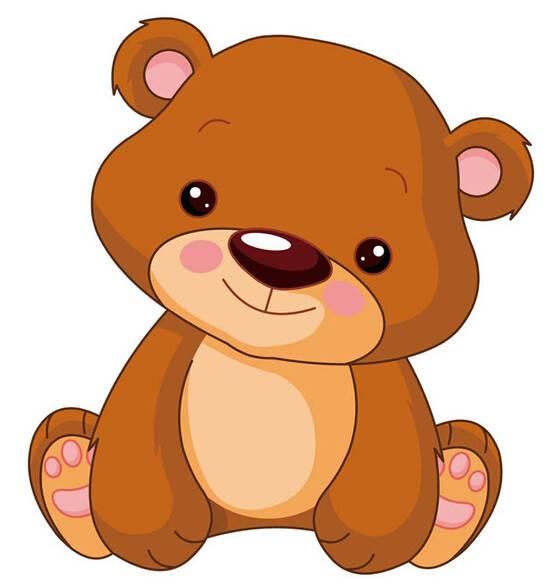 简笔画熊 简笔画熊的画法最简单