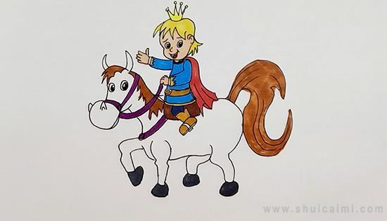 白马王子简笔画怎么画 白马王子简笔画简单又好看