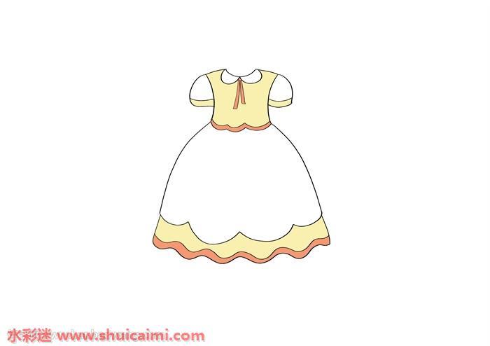 公主裙子怎么画 公主裙子简笔画画法