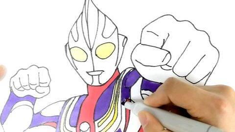 奥特曼怎么画简笔画 迪迦奥特曼怎么画简笔画