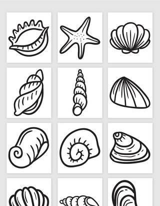 海星简笔画 海星简笔画彩色