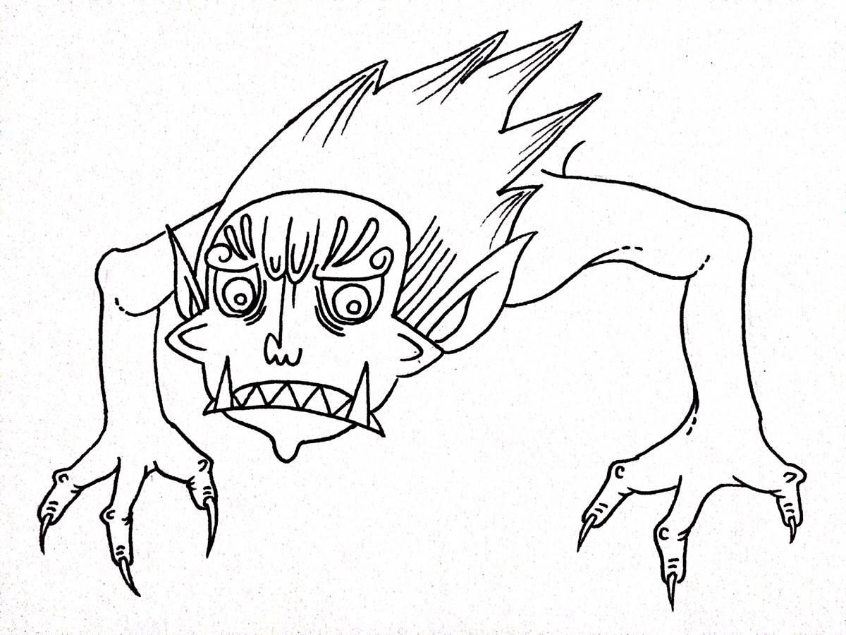 恐怖简笔画图片大全 恐怖简笔画图片大全彩色