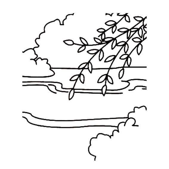 简笔画风景 简笔画风景山水画