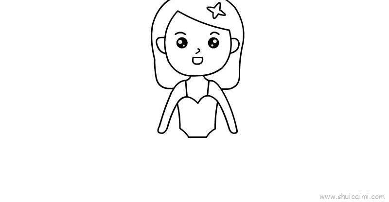 游泳儿童画怎么画 游泳简笔画顺序