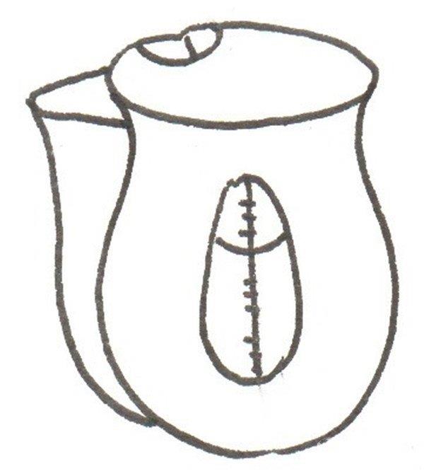 水壶的简笔画怎么画 水壶的简笔画图片