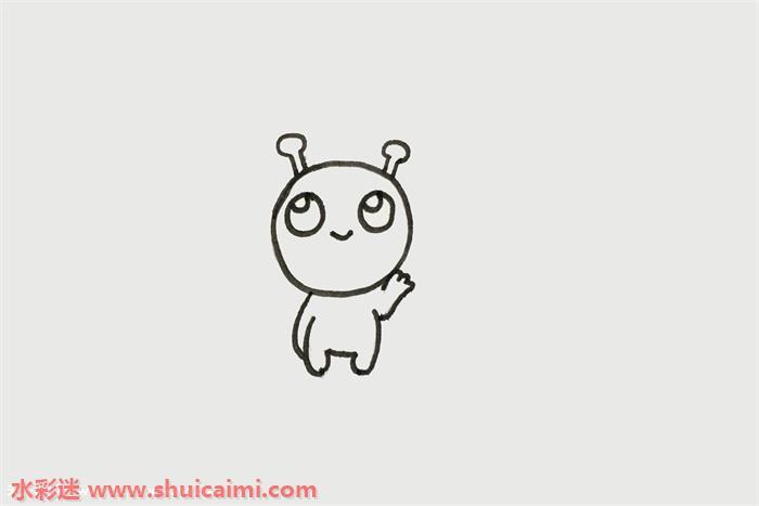 外星人怎么画 外星人简笔画简单又漂亮