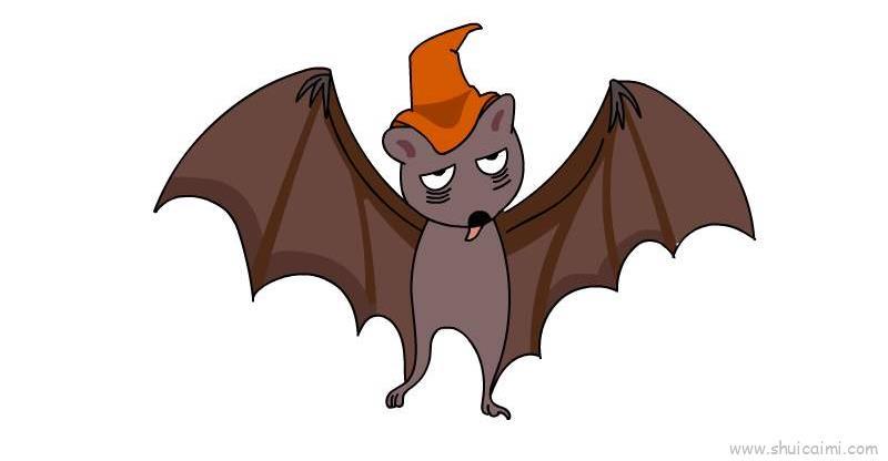 万圣节蝙蝠儿童画怎么画 万圣节蝙蝠简笔画图片大全