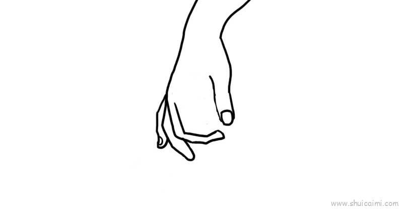 大手牵小手儿童画怎么画 大手牵小手简笔画好看