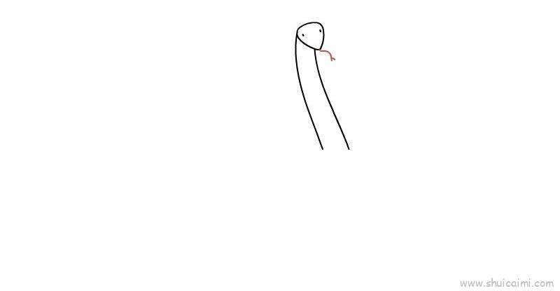 眼镜蛇儿童画怎么画 眼镜蛇简笔画步骤