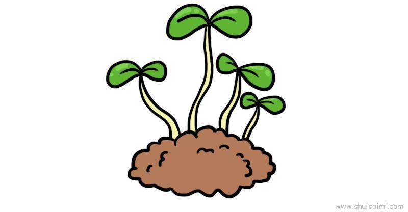 豆芽教程儿童画怎么画 豆芽教程简笔画简单又好看