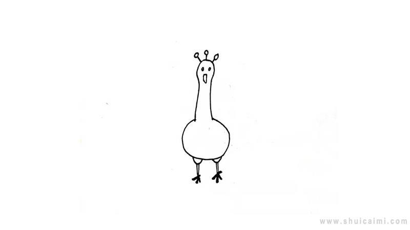 孔雀开屏简笔画怎么画 孔雀开屏简笔画简单又好看