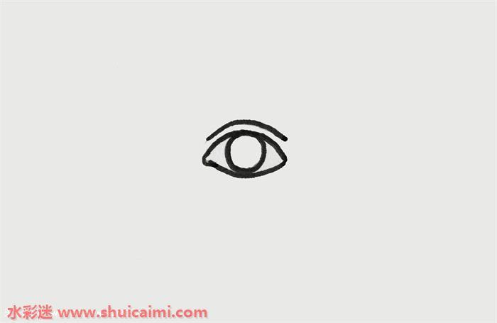 古代眼睛怎么画 古代眼睛简笔画简单又漂亮彩色