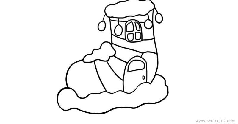 袜子儿童画怎么画 袜子简笔画顺序