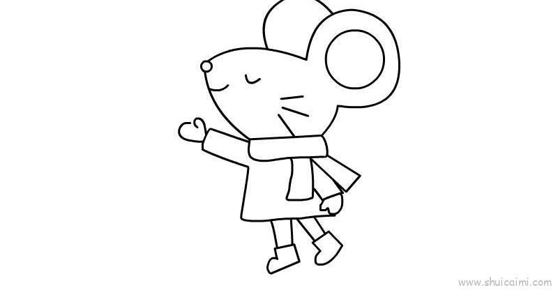 老鼠放鞭炮儿童画怎么画 老鼠放鞭炮简笔画简单又好看