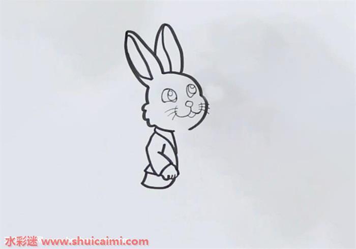 小兔子本杰明怎么画 小兔子本杰明简笔画彩色