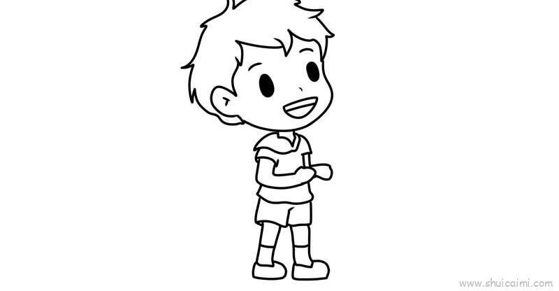 小孩儿童画怎么画 小孩简笔画简单又好看