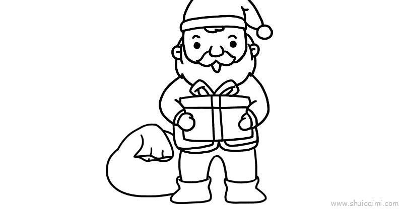 圣诞节情景儿童画怎么画 圣诞节情景简笔画图片大全