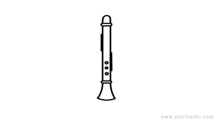 单簧管简笔画怎么画 单簧管简笔画好看
