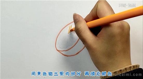 橙子简笔画怎么画 橙子简笔画顺序