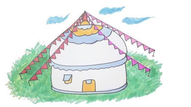 蒙古包简笔画 蒙古包简笔画怎么画