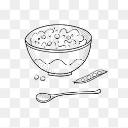 碗的简笔画 盘子的简笔画