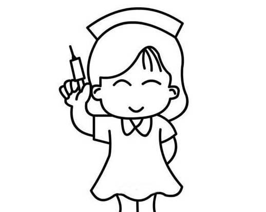 护士简笔画 护士简笔画幼儿园