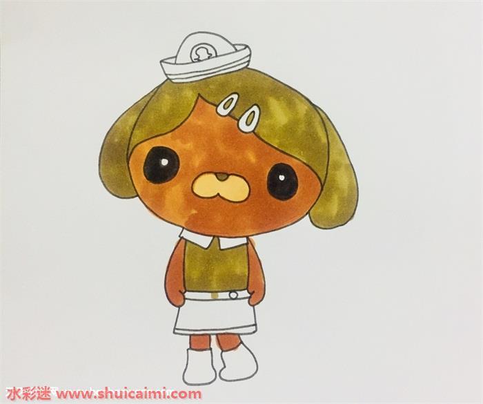 达西西怎么画 达西西简笔画简单好看