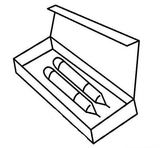 文具盒简笔画 文具盒简笔画图片