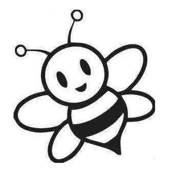 简笔画蜜蜂 简笔画蜜蜂采蜜