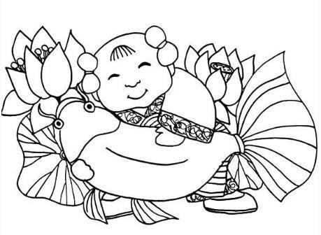 年画简笔画图片大全 年画简笔画图片大全简单儿童