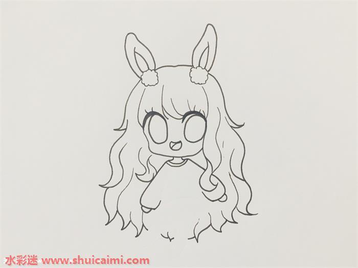 动漫人物画可爱女生怎么画 可爱女生简笔画简单好看